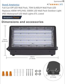 35W Full Cutoff LED Wall Pack Light