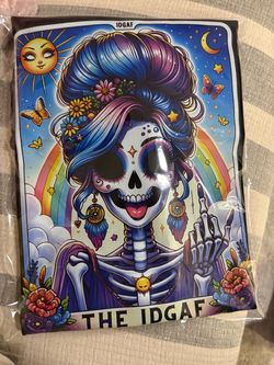 The IDGAF Tarot Card Art Print