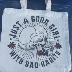 Hand pressed custom totes