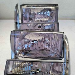 99-04 Ford F250 F350 F450 F550 Super Duty Excursion Headlights Luces Micas Calaveras Faros Faroles F