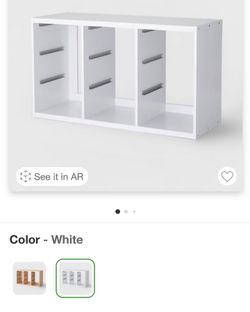 Brightroom Triple Opening Sliding Bin Cube Frame