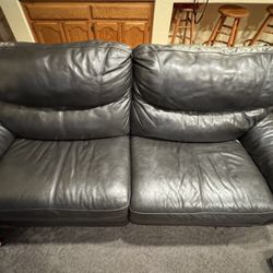 Leather couches (3-piece)