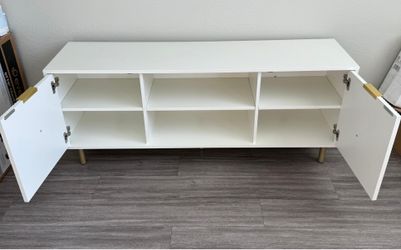 Furniwood TV Stand for 65+ Inch TV