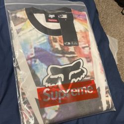 SUPREME fox racing long sleeve jersey top
