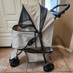 Carlson Pet Dog Stroller  Khaki
