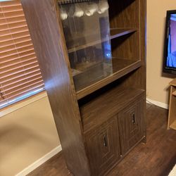 China Hutch Cabinet 36in Wide By 18in Deep 68in Tall