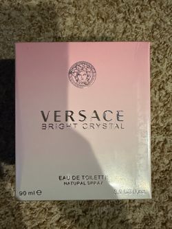 Versace Bright Crystal Eau De Toilette Spray, Perfume for Women, 3 Fluid Ounces