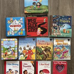 📚 Children’s Christian & Positive Message Book Lot – 12 Titles (Bible Stories, Kindness, Manners, Prayer & More)