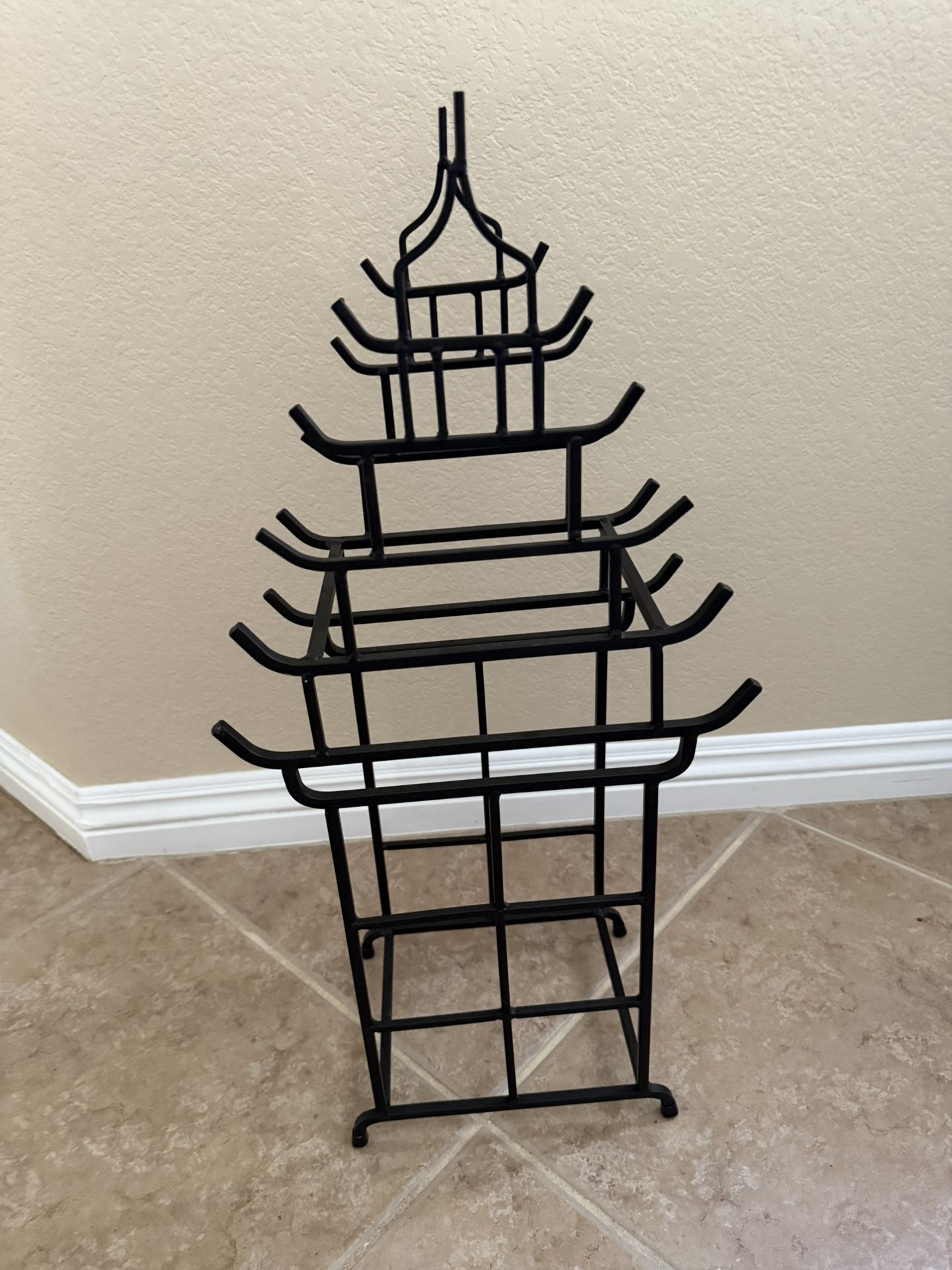 Pagoda Decor Or Wine Rack