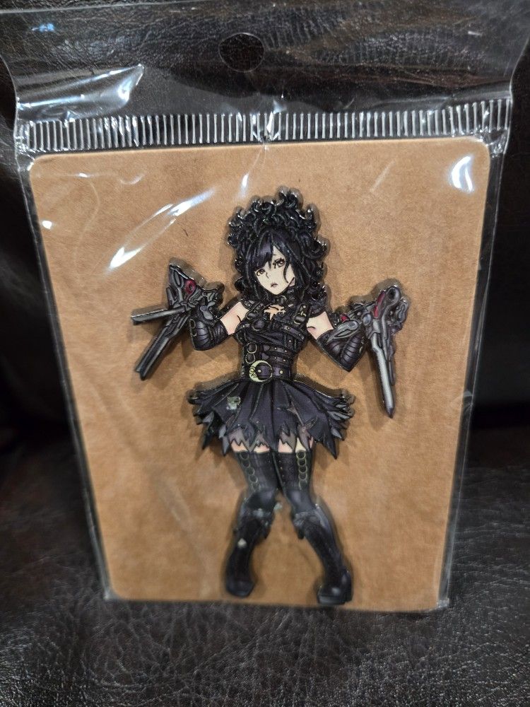 NEW Bishoujo Horror Edward Scissorhands anime girl Enamel pin 3.54"