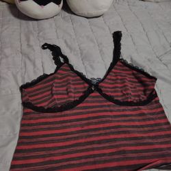 hot topic red top y2k