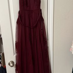 Formal Maroon Dress