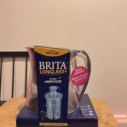 Brita Water Filter Monterey 10-cup Water Pitcher Dispensers With Longlast Water Filter 