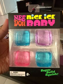 NeeDoh Nice Ice Baby Squish Toys 4-Pack