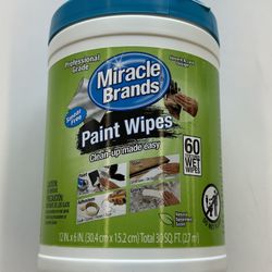 Miracle Brands Paint Wipes, Heavy Duty Wipes 