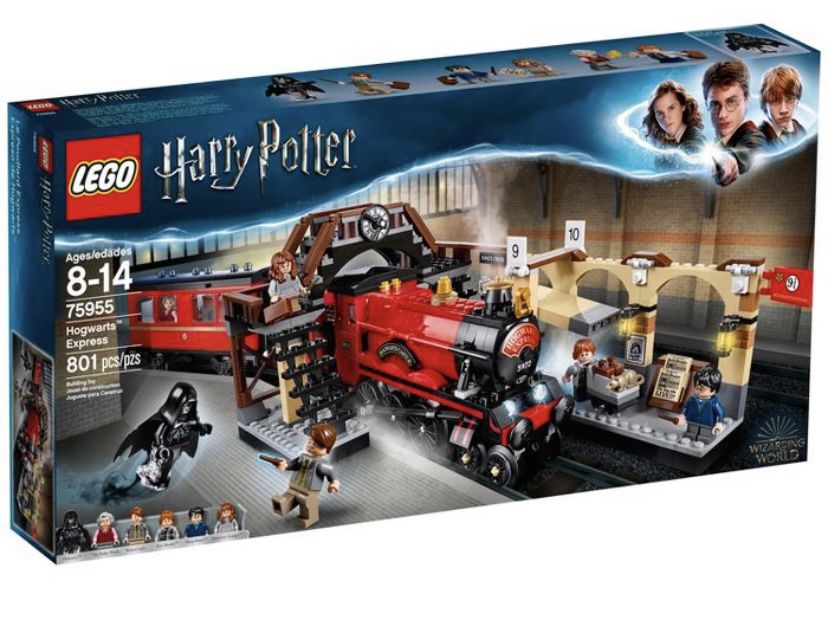 LEGO Harry Potter Hogwarts Express Train Set with Harry Potter Minifigures and Toy Bridge