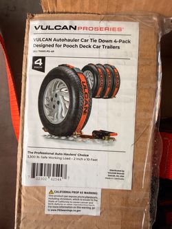 Vulcan ProSeries Ratchet Tie-Down Straps