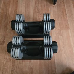 Read Description - Adjustable Dumbbells (50lbs each)