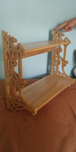 Hand crafted shelf