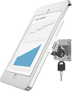 iPad Wall Mount – Tablet Wall Mount Holder with Anti-Theft Aluminum Security Lock System, Compatible ONLY with iPad 10.2-Inch (9th, 8th, 7th Gen.), Ad