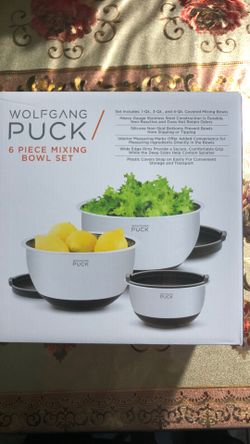 Wolfgang 6 piece mixing bowl set