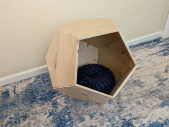 Hardwood Cat Cave - Cherry or Maple