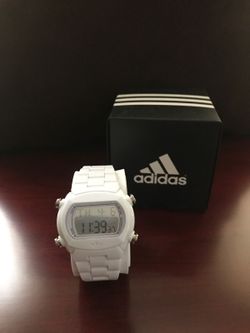 Adidas watch-white ceramic