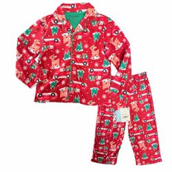 New Rudolph Christmas Pajamas 3T 2 Piece Set