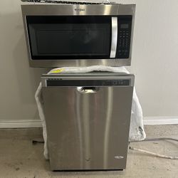 Whirlpool Microwave and Dishwasher