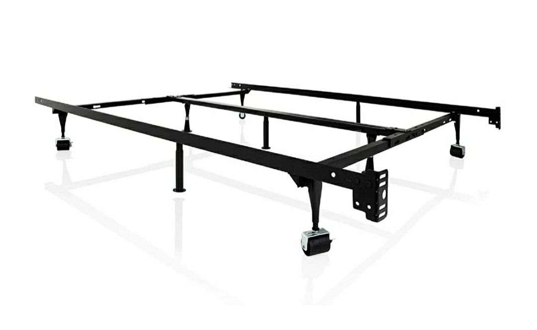 Structures Universal Bed Frame with Rollers Twin to Cal King
