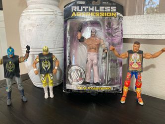 2007-24 WWE Rey & Dominik Mysterio Action Figure LOT