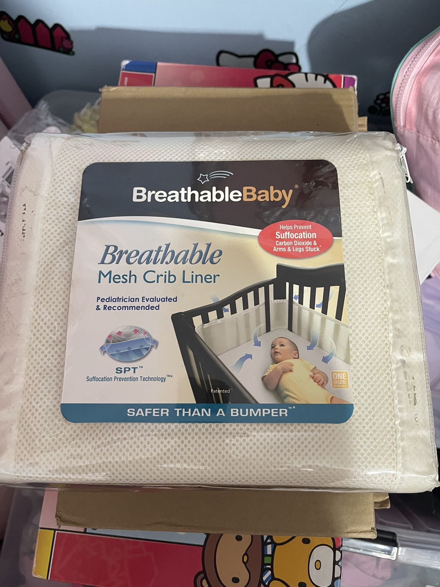 Breathable Baby Mesh Crib Liner