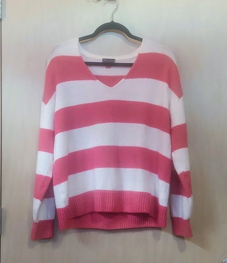 Vince Camuto Striped Sweater Multicolor Sz S