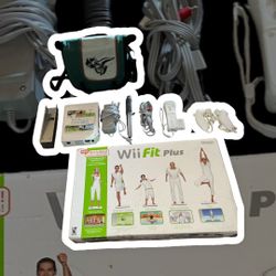nintendo wii bundle wii fit plus, wii sports,zelda,wii bag Etc