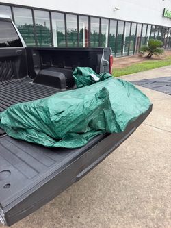 Green light duty cargo tarp