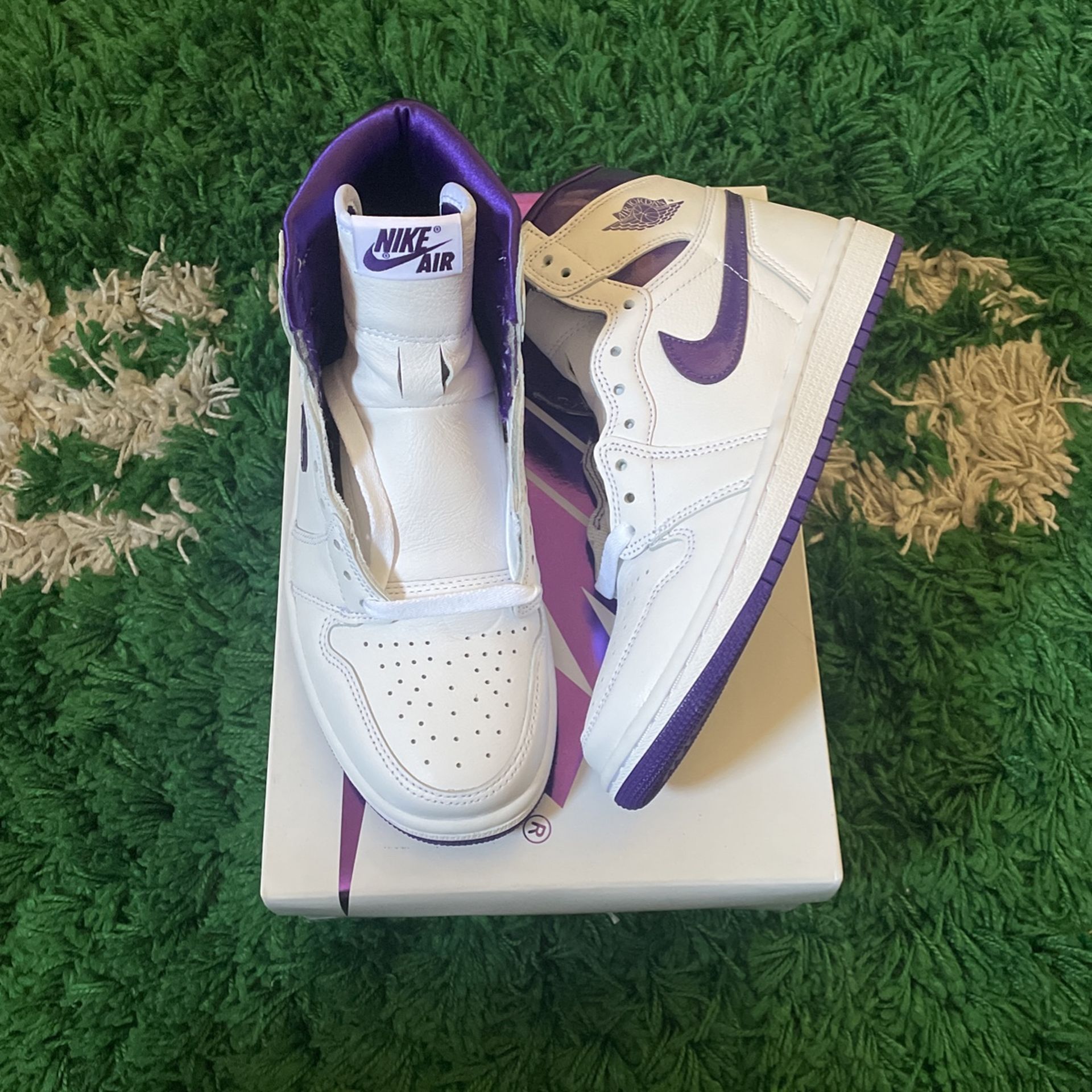 Jordan Metallic Purple Court Purple Size 12