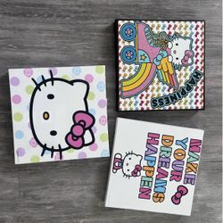 hello kitty wall art