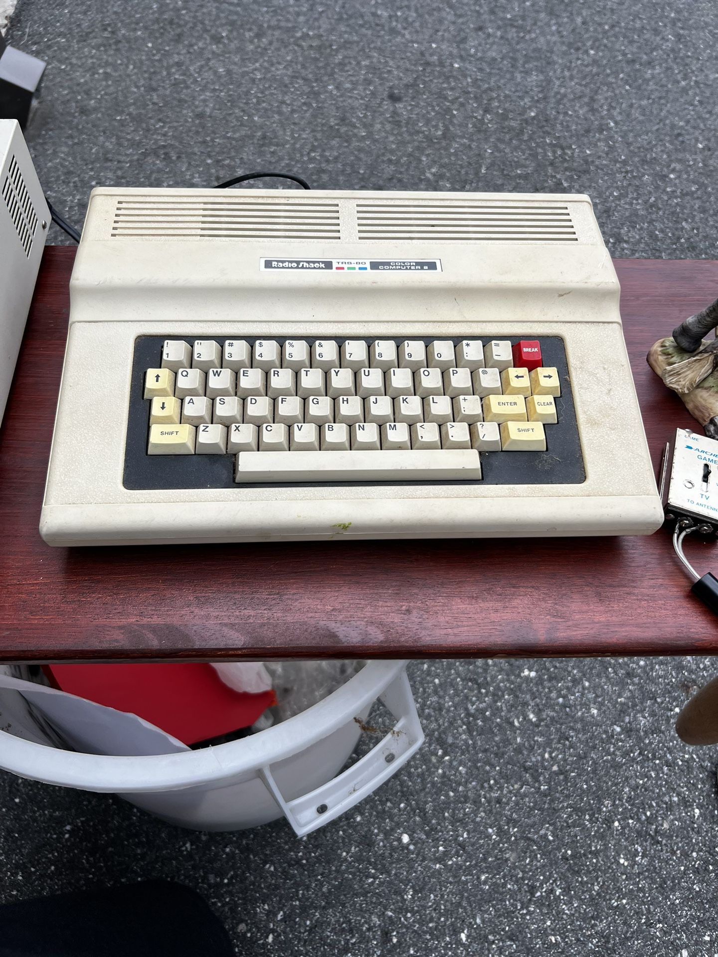 Radio Shack Tandy TRS 80 Color Computer With Games 