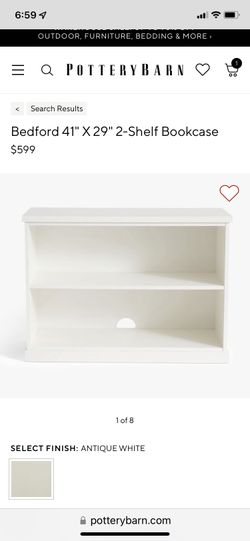 Pottery Barn Bedford Bookcase - Like New!