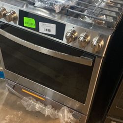 GE PGS930YPFS Profile Slide-In Stove Gas Range 4V