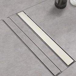 36” Brushed Nickel Linear Shower Drain