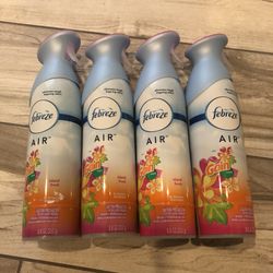Febreze Air Island Fresh Lot of 4