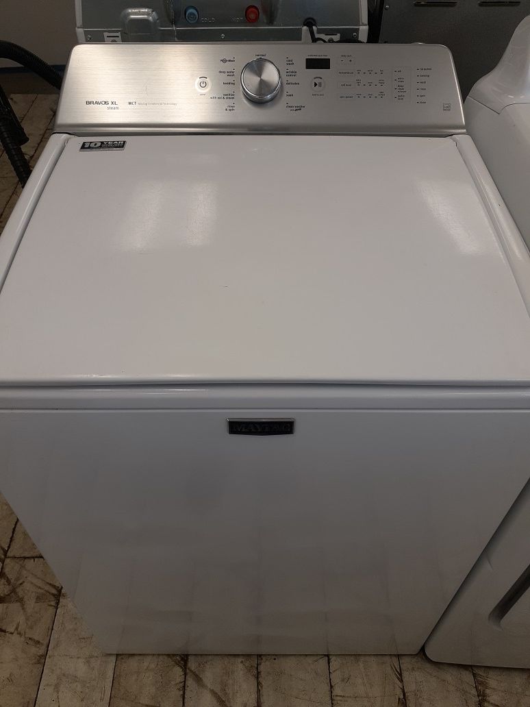 Maytag Bravos XL Steam Washer Stainless Steel Tub