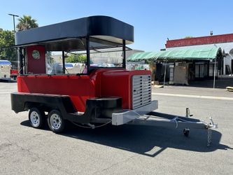 150 in Food Vending Trailer Mobile Concession Both windows FT8