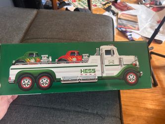 2022 Hess Flatbed Truck with Hot Rods