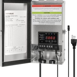 200 Low Voltage Transformer With Digital Timer And Photocell Sensor 