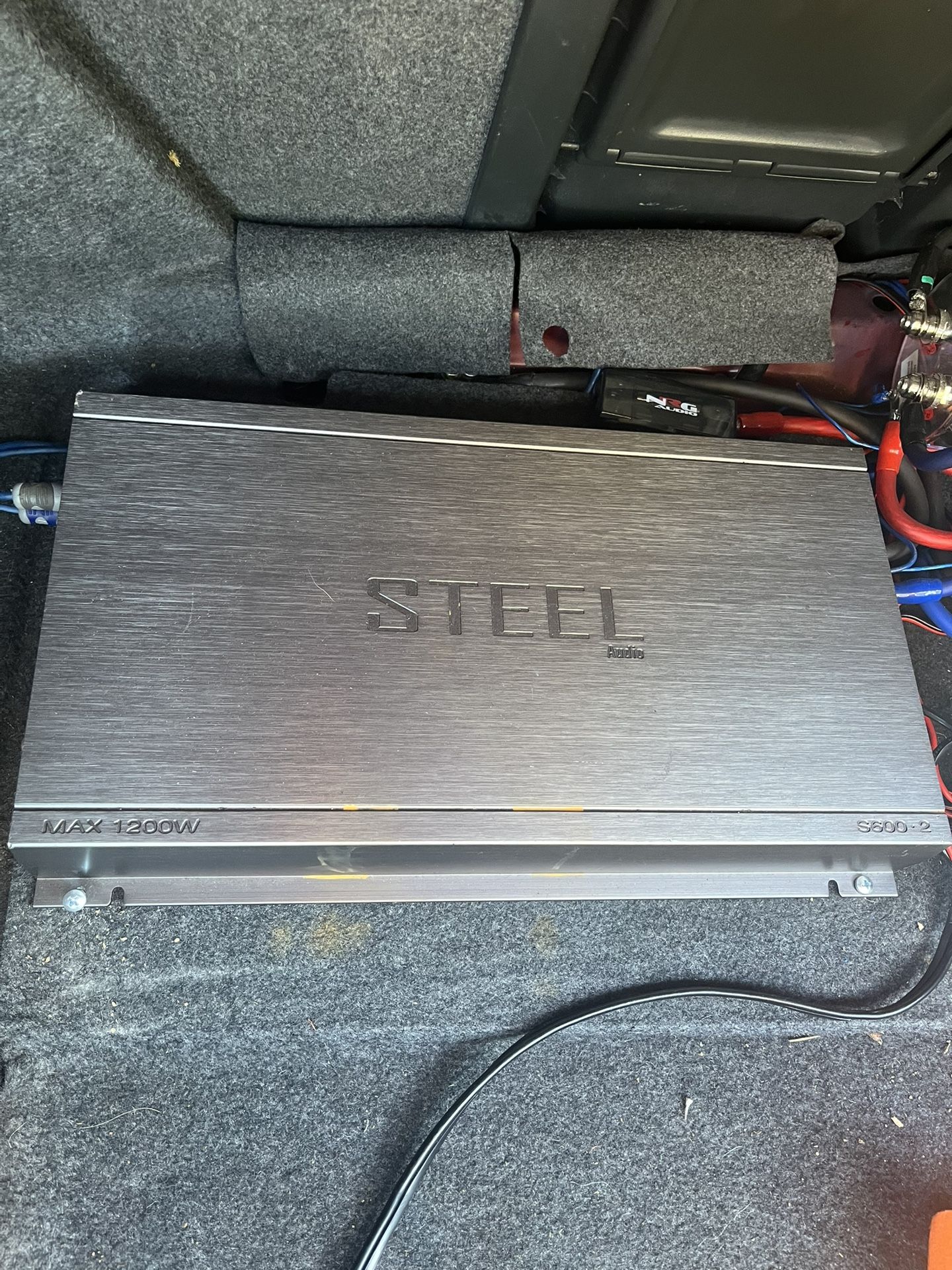 Steel 600.2 1200w Max Amplifier 2 Ch