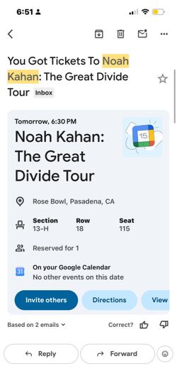 Noah Kahan Great Divide Tour Pasadena