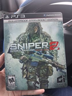 Pre-owned Playstation PS3 BULLETPROOF STEELBOOK EDITION COMES WITH 2 GAMES IN MINT CONDITION ADULT OWNED