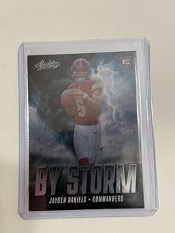 2024 Panini JAYDEN DANIELS Rookie Absolute By Storm RC Commanders